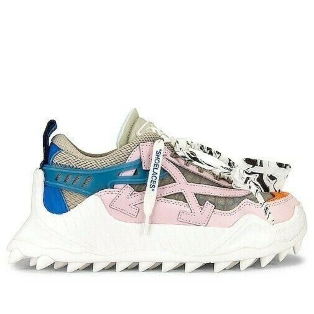 Off-White Odsy 1000 Beige Pink Blue Virgil Abloh